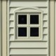 Caseta de jardín de PVC WoodSide 8,02m² beige y marrón - Duramax