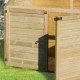 Cofre de jardín de madera tratada en autoclave de 900L