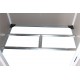 Pequeña caseta de jardín de resina beige 1,34m² + kit de base - JOBU