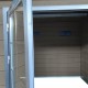 Caseta de madera de composite 28 mm gris oscuro de 14,44m² puerta de doble de aluminio y doble acristalamiento - WoodLife
