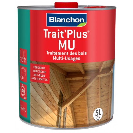 BLANCHON 5L tratamiento protector biocida polivalente para madera blanda