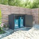 Cubrecubos de jardín en resina - antracita 1,79m² JOBU