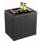 Cofre de jardín de resina marrón 113L City Cube – Keter