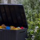Cofre de jardín de resina marrón 113L City Cube – Keter