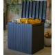 Cofre de jardín de resina marrón 113L City Cube – Keter