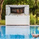 Cofre de piscina resina blanca 455L Pool Box – Keter