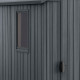 Caseta de jardin con aspecto madera gris 2,3m² Darwin 46 + piso - Keter