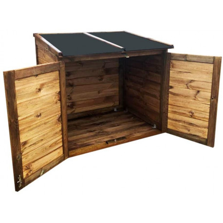 Armario de jardín de madera Trocadero 1200L