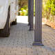 Cochera en aluminio antracita y policarbonato Arizona Breeze 5000 Palram