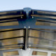 Cochera en aluminio antracita y policarbonato Arizona Breeze 5000 Palram
