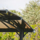 Cochera en aluminio antracita y policarbonato Arizona Breeze 5000 Palram