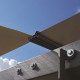 Cochera en aluminio antracita y policarbonato Arizona Breeze 5000 Palram