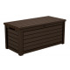Cofre de jardín de resina marrón 113L City Cube – Keter